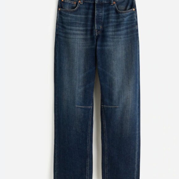 Madewell Barrel Leg Denim Jeans Leeds Wash Softdrape Size 27 NWOT - Picture 3 of 8